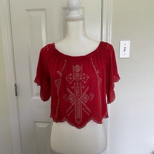 Off the shoulder cici top